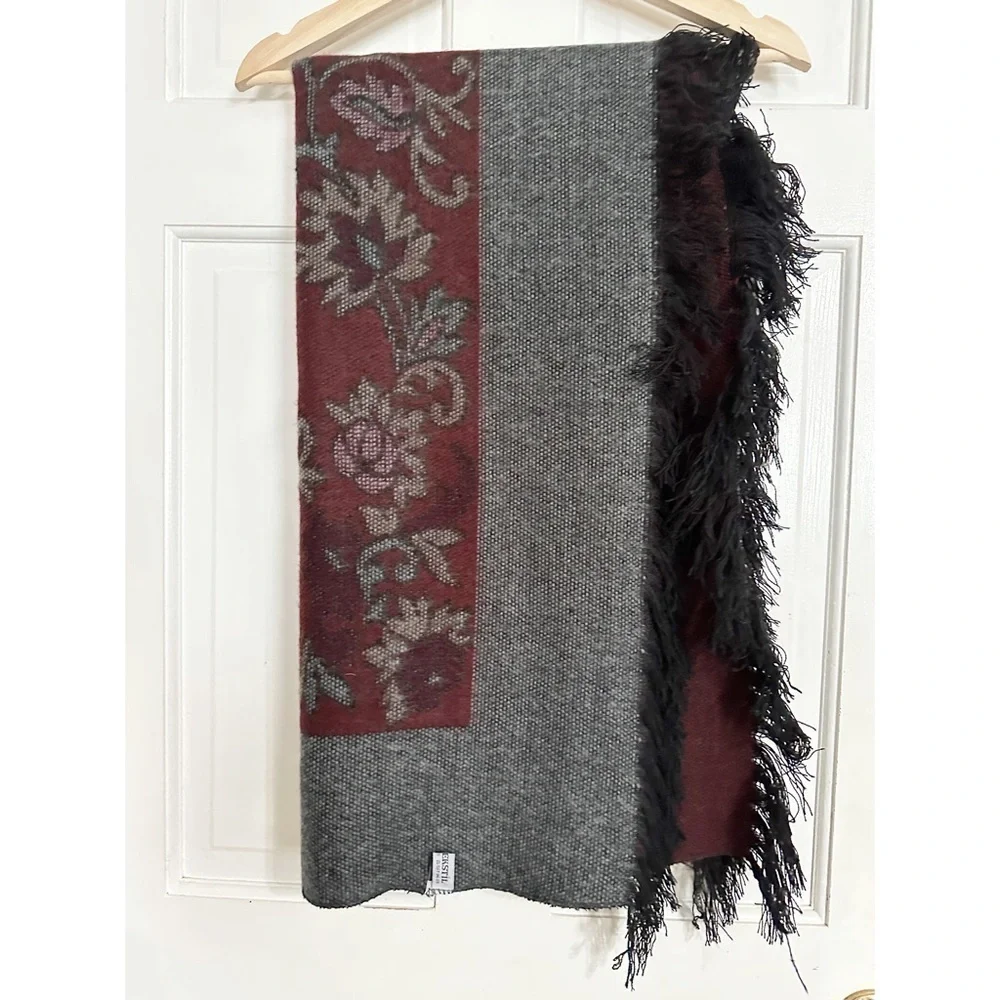 Ozer Tekstil Blanket Wool Scarf Throw Made in Turkey